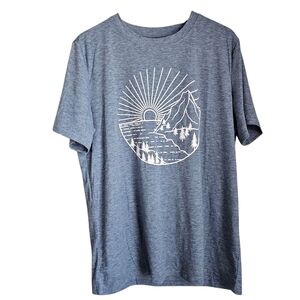 NEW Women's Mountain View Scenic Graphic T-Shirt XL